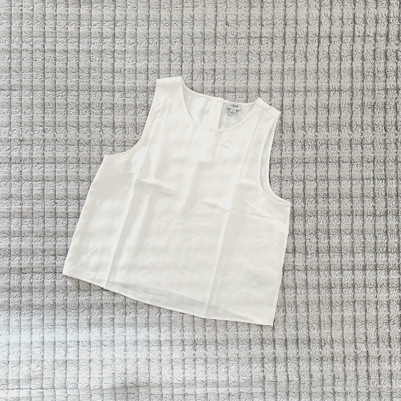 J. Crew White Tank Top NWT - Picture 2 of 4
